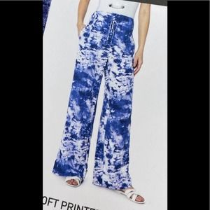 Peace & Pearl high waisted tye-dye pants